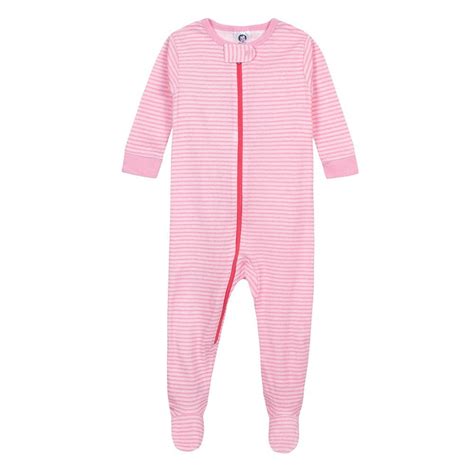2 Pack Baby Girls Sloths Snug Fit Footed Pajamas Gerber Childrenswear