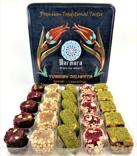 Premium Turkish Delights Mix Variety Tin Box 11 Lbs Etsy In 2021