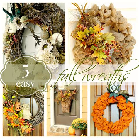 5 Easy Fall Wreath Ideas Duke Manor Farm By Laura Janning