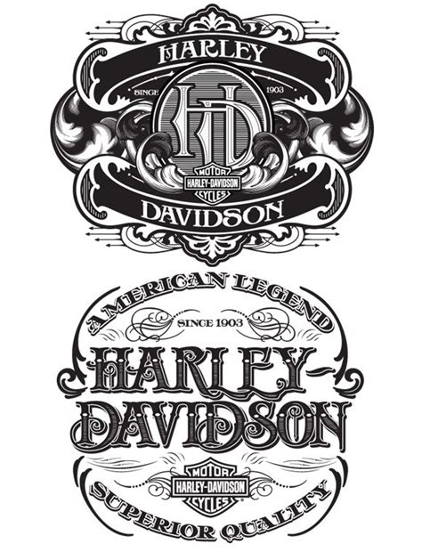 Recent And Semi Recent Type Treatments On Typography Served Harley