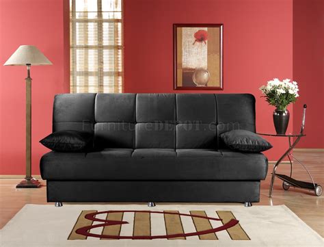 Malmo leather sofa bed was £1,269 sale £949. Black Microfiber Contemporary Elegant Sofa Bed w/Storage