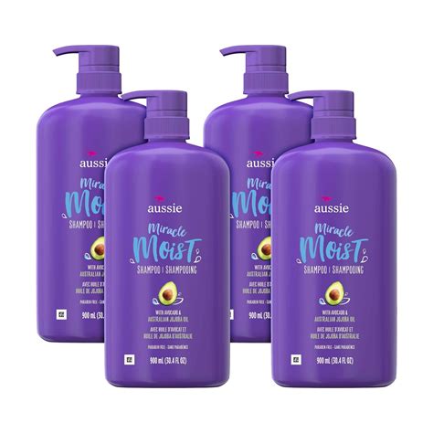 Aussie Paraben Free Miracle Moist Shampoo With Avocado And Jojoba For Dry