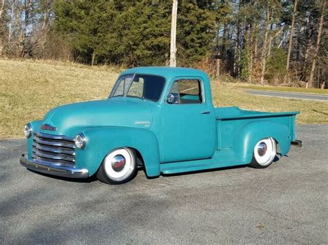 Find chevrolet pickup at the lowest price. 1949 Chevy Pickup Truck Matt green Billet wheels lowered ...