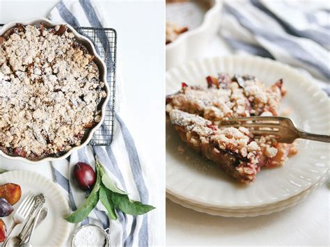 Gluten Free Crumble Pie Recipe With Plums