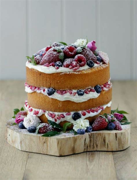 11 Most Beautiful Naked Cakes Her Beauty