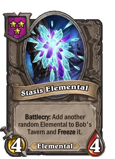 Get free elemental battlegrounds now and use elemental battlegrounds immediately to get elements are titles for a set of spells that share a common theme. Stasis Elemental - Hearthstone Cards - Out of Cards