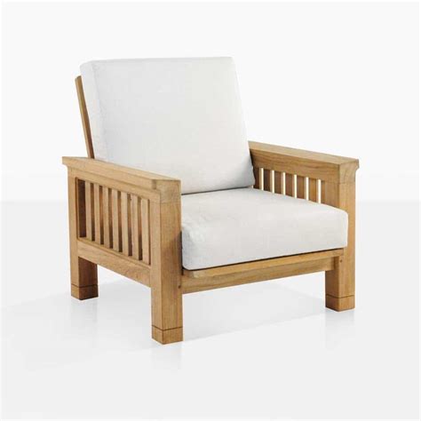 We stock fixed, folding and stacking chairs. Raffles Teak Outdoor Club Chair | Patio Lounge Furniture ...