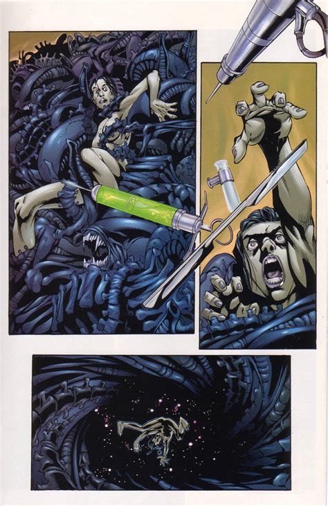 Read Online Aliens Vs Predator Vs The Terminator Comic Issue 3