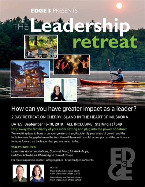 The Leadership Retreat Edge 3