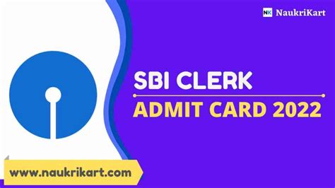 Sbi Clerk Admit Card 2022 Released Direct Link Here