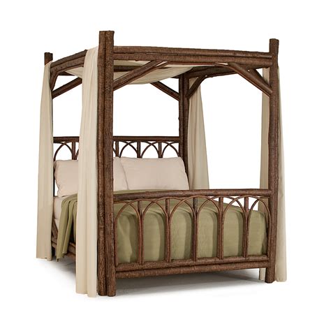Constructed of 100 percent all natural, solid wood from verifiably sustainable sources. Rustic Canopy Bed | La Lune Collection