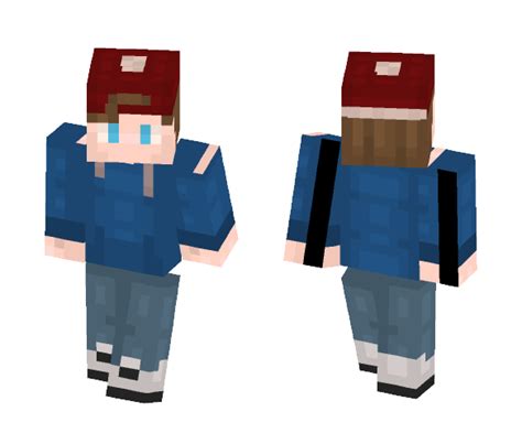 Download Blue Hoodie Boy Minecraft Skin For Free
