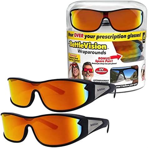 battlevision wrap arounds hd polarized sunglasses as