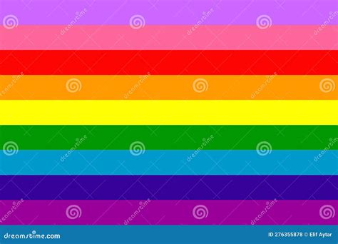 lgbtq rights pride flag of rainbow flag lgbt pride eight stripe version designed by gilbert
