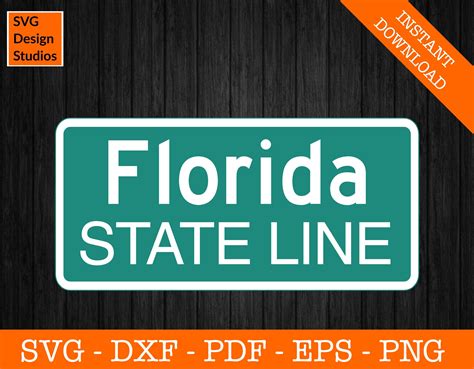 Florida Svg Florida State Line Svg Florida Sign Svg Etsy