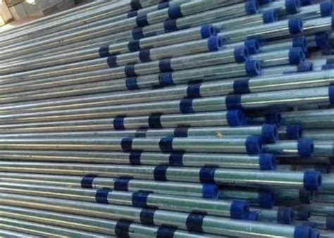 Tata Silver Gi Erw Pipes Thickness 25mm 45mm 58mm 95mm Material