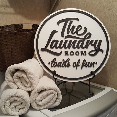 laundry room sign loads of fun wooden sign farmhouse etsy