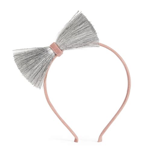 Meri Meri Multi Tinsel Bow Headband Harrods Uk