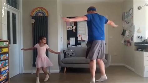 dads join in their daughters ballet classes and have a right laugh metro news