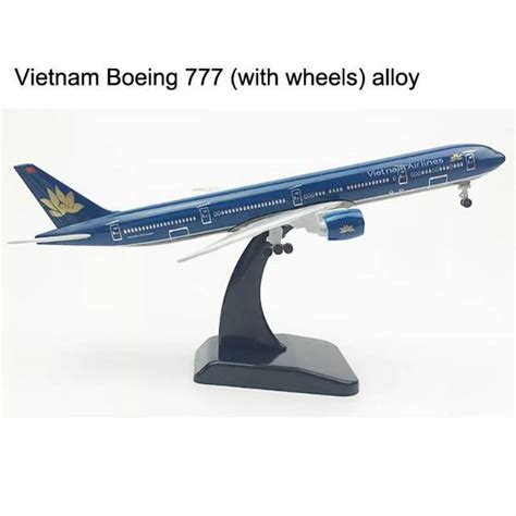 Jual Vietnam Airlines B777 300er Boeing 777 Miniatur Pajangan Pesawat