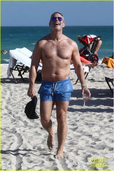 andy cohen shows off his buff bod shirtless on the beach in miami photo 4204940 andy cohen