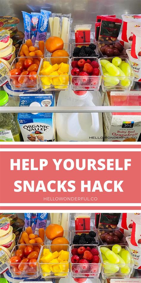 This Help Yourself Snacks Hack Is A Life Saver For Busy Moms In 2021