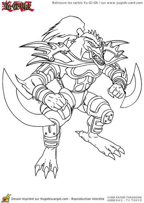 Coloriage Monstre Yu Gi Oh 9 Dessins De Coloriage Yu Gi Oh Monstre à