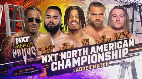 Ladder Match Por El Título Norte Americano De Nxt Nxt Halloween Havoc