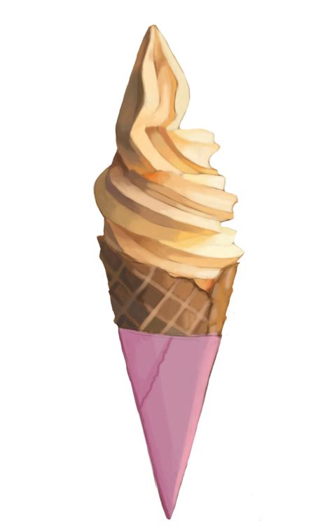 Orange Ice Cream Cone By Consciousdreamr On Deviantart