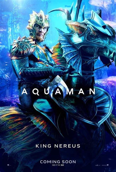 New Aquaman Character Posters Present A Colourful Dc Comic Book Film