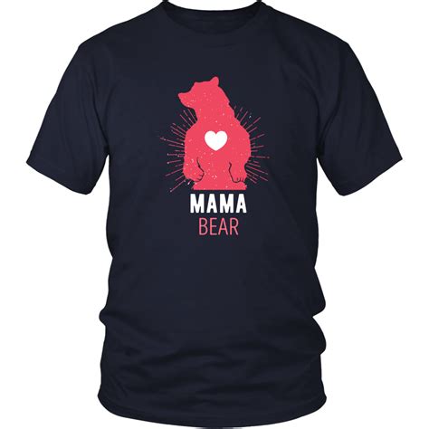 Mothers Day T Shirt Mama Bear Mothers Day T Shirts Mama Bear Tee