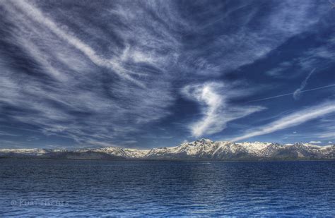 Tahoe Sky Hdr Shot Of The Clouds Over Lake Tahoe Hdr In P Flickr