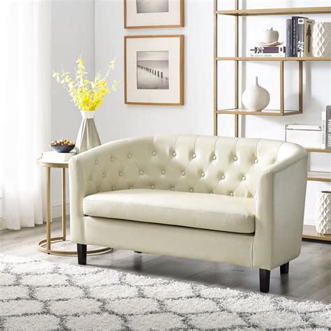 Emma Loveseat By Naomi Home Colorcream