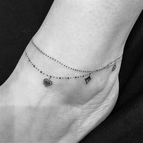 40 Ankle Bracelet Tattoo Ideas To Make Your Legs Look Graceful Artofit