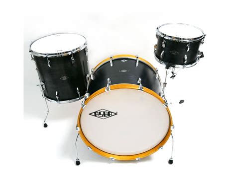Asba Drums Super Simone Rock 3 Fûts 221216 Cercle Jaune Drum