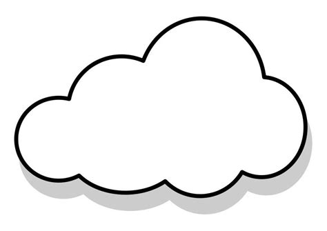 Imprimer image noir&blanc, coloriez ce dessin anti stress et relaxez. Coloriage nuage - Coloriages Gratuits à Imprimer - Dessin ...