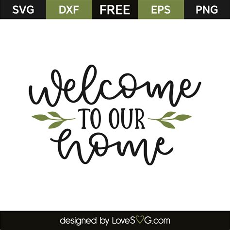 Welcome to our home | Lovesvg.com