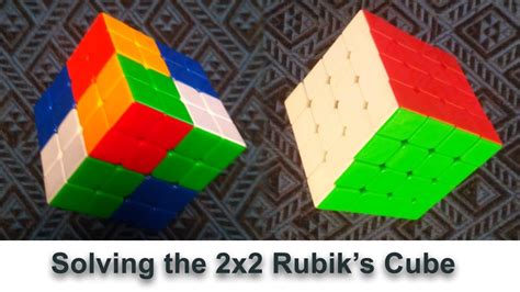 Solving A 2x2 Rubiks Cube Youtube