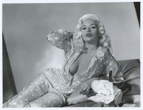VINTAGE S BUSTY Blonde Jayne Mansfield Wallace Seawell Pin Up Photograph PicClick