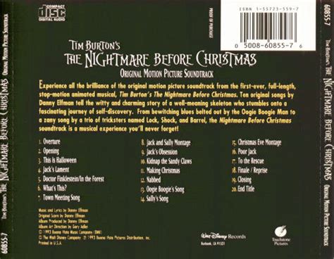 Tim Burtons The Nightmare Before Christmas 팀 버튼의 크리스마스 악몽 By Danny