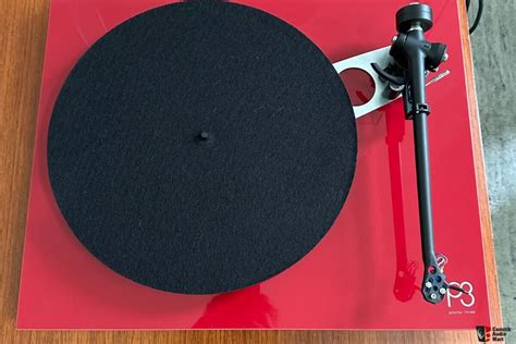 Rega Planar 3 Turntable In Red Purchased Spring 2023 For Sale