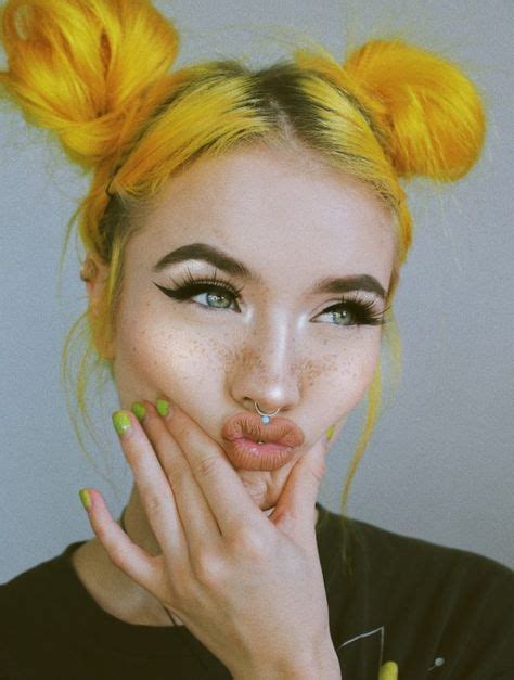 vibrant locks hair colour hair dye bright aesthetic grunge pastel yellow