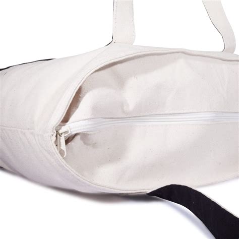 22 Heavy Duty Cotton Canvas Tote Bag Zippered Ebay