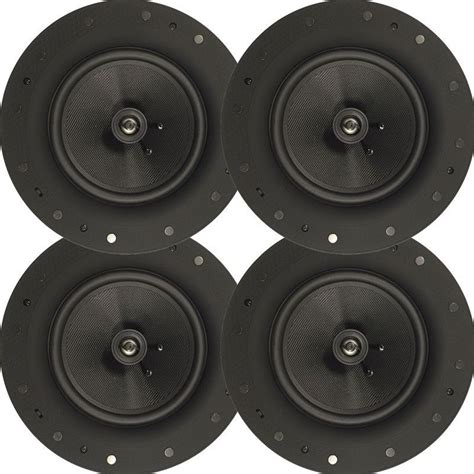 Best ceiling speakers in india. White 150W RMS 8" 2-Way In Ceiling Magnetic Grill Home ...