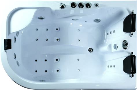 Two 2 Person Indoor Whirlpool Hot Tub Jacuzzi Massage Bathtub Hydrotherapy Jets