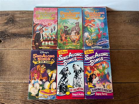 Disney Sing Along Songs Vhs Uk 1996 - Image to u