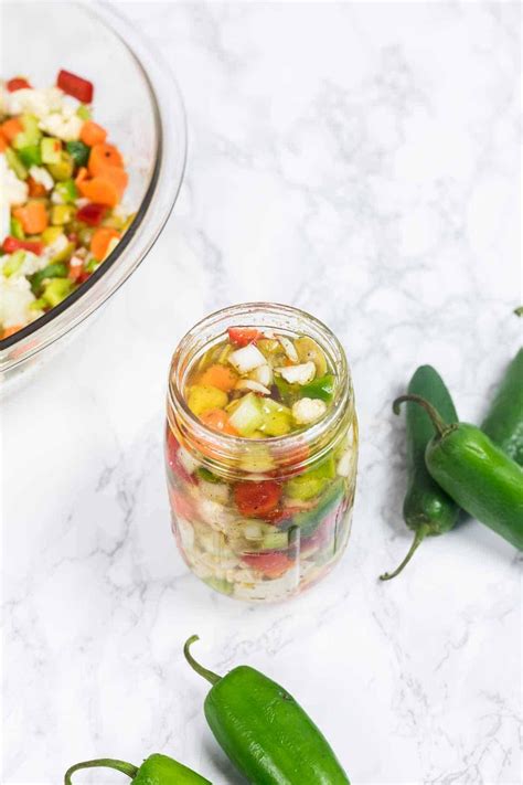 Homemade Chicago Style Giardiniera Recipe - Seitan Beats Your Meat