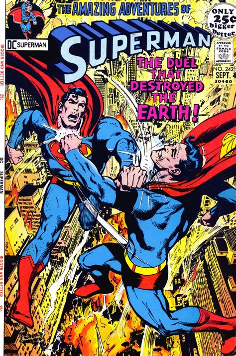 Superman 242 Superman Comic Comics Comic Book Covers