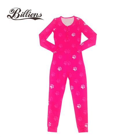 Billions Hot Sell Sexy Long Onsie Pajama With Butt Flap Custom Adult Onesie For Women Buy