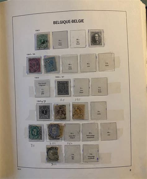 Belgium 18491921 Album Collection Of Belgian Stamps Catawiki